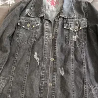 مانتو جین یا لی رنگ ذغالی|لباس|ری, دیلمان|دیوار