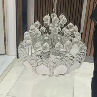 لوستر کریستال با گوی نشکن ایتالیایی شیک