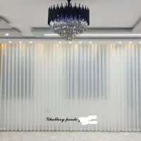 پرده کرپ هفت رنگ مینیمال