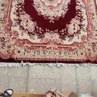 فرش زرشکی 9 متری