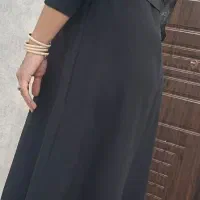 پیراهن مجلسی بلند کرپ مازراتی
