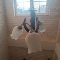 لوستر|لوستر و چراغ آویز|رامسر, |دیوار