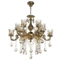 لوستر ۶ شاخه دوبل با ۲۴ شعله|لوستر و چراغ آویز|اراک, |دیوار