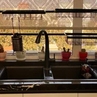 ابچکان رومیزی روی سینک|آب‌چکان و نظم‌دهنده ظروف|همدان, |دیوار