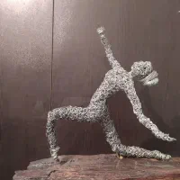 انجام سفارش انواع مجسمه سیمی+ آموزش|مجسمه، تندیس، ماکت|شیراز, اصلاح‌نژاد|دیوار