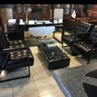 مبل اداری کانتر میز مدیریت آبی وکیوم صندلی انتظار|دفتر کار|چهاردانگه (تهران), |دیوار