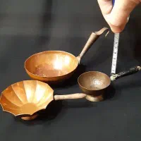 سه عدد تابه دکوری مسی