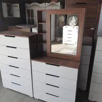 آینه ریلی با دراور و کمد|جاکفشی، کمد، دراور|مشهد, الهیه|دیوار