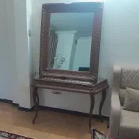آینه و میز بدون شمدونی