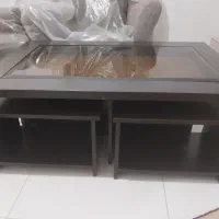 مبل کارکرده+میزتلویزیون+میزجلومبل|مبلمان خانگی و میز عسلی|صحنه, |دیوار