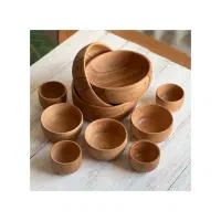 کاسه و پیاله چوبی (تخفیف یلدا به قیمت عمده)