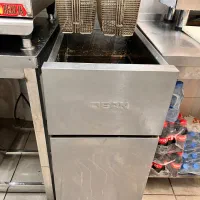 سرخ کن دین،گریل،گاز دو شعله تمام استیل،میز کار