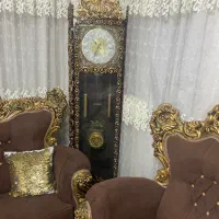 مبل شاه نشین همراه ساعت ایستاده و اباژور(شب خواب)