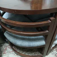 میز غذا خوری کم جا ۴ نفره در حد نو