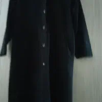 پالتو بافت مشکی بلند جیب دار|لباس|سنندج, |دیوار