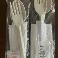 پک قاشق و چنگال گیاهی