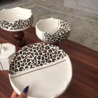 سرویس کامل پذیرایی سرامیک دستساز|ظروف سرو و پذیرایی|گرگان, |دیوار