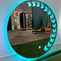 آینه بکلایت لمسی دایره ای آینه روشویی|آینه|ارومیه, |دیوار