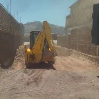 عملیات خاکبرداری شفته ریزی با بیل بکهو