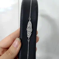 دستبند زنجیری عصایی نقره اصلی|بدلیجات|کرمانشاه, |دیوار