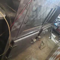 یخچال ویترینی دومترونیم استیل موتور دانفوس