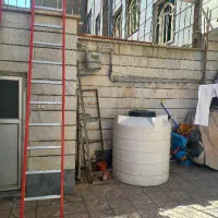 لباس کارمردانه و نردبان ۳.۵ متری آلومینیومی