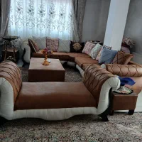 مبل ال ۹نفره عالی|مبلمان خانگی و میز عسلی|رشت, نظری|دیوار