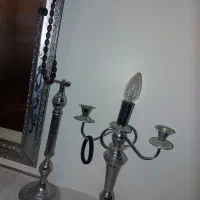 آیینه ودوعدد شمعدان