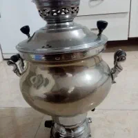 سماور گازی برنجی بزرگ 8 لیتری|سماور، چای‌ساز، قهوه‌ساز|بومهن, |دیوار