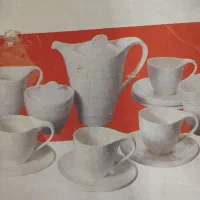 سرویس چایی خوری  چینی بی وی که ۱۷ پارچه