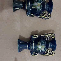 گلدان سورمه ای قدیمی وقو نوستالژی|صنایع دستی و سایر لوازم تزئینی|تهران, شهرک محلاتی|دیوار