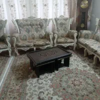 مبل ۷ نفره باجلومبلی و۴تاعسلی فروشی|مبلمان خانگی و میز عسلی|ورامین, ورامین|دیوار