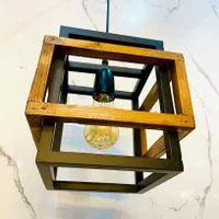 آویز چوبی تک شعله مدرن، خاص و چشم نواز