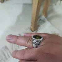 انگشتر الکساندریت با رکاب نوشته یاعلی