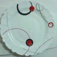 ست بشقاب پلو خوری ۵ عددی چینی