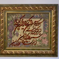 تابلو فرش دست باف ابریشم