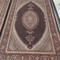 فرش .قالی دوجفت ریزه ماهی