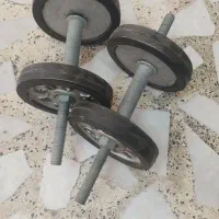 دمبل متغیر به همراه وزنه ها