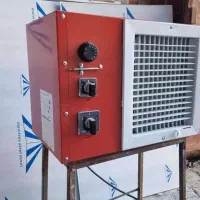 المن هیتر گلخانه بخاری مرغداری جت فن دار برقی گازی