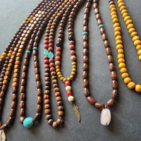 گردنبند چوبی|بدلیجات|اراک, |دیوار