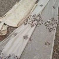 پرده پذیرایی و آشپزخانه