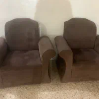 Beفروش مبل ۷نفره|مبلمان خانگی و میز عسلی|لشت نشا, |دیوار