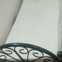 تخت یک نفره آهنی با تشک رویال