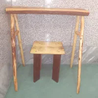 میزِ چوبیِ خاص با چوبِ طبیعی|صنایع دستی و سایر لوازم تزئینی|قم, زنبیل آباد|دیوار