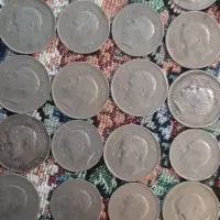 تعدادی سکه شاهنشاهی دونه ۱۰۰|کلکسیون سکه، تمبر، اسکناس|اسفراین, |دیوار