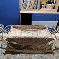 گهواره بانوج و سبد تریکو بافی