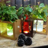 چراغ چهارضلعی|لامپ و چراغ|نیشابور, شهرک فرهنگیان|دیوار