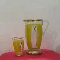 پارچ و لیوان طرح قدیمی