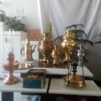 پریموس برنجی قدیمی بکر وسماور زغالی