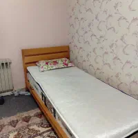 تخت خواب یک نفره چوب راش 4 ماه کار کرده